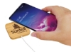 Good Value™ Bamboo Magnet-Hold 15W Wireless Charger - Styled w phone